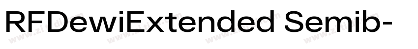 RFDewiExtended Semib字体转换